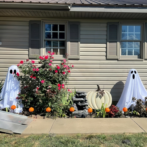 Halloween Light Up Ghost Standing Ghost with LED Light Halloween Decor 85cm E - Picture 10 of 20