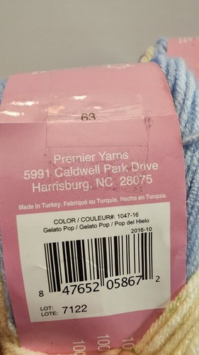 SWEET ROLL GELATO POP PREMIER YARNS LOT OF YARN CAKES BALLS STARTER CROCHET PRO - Picture 11 of 12