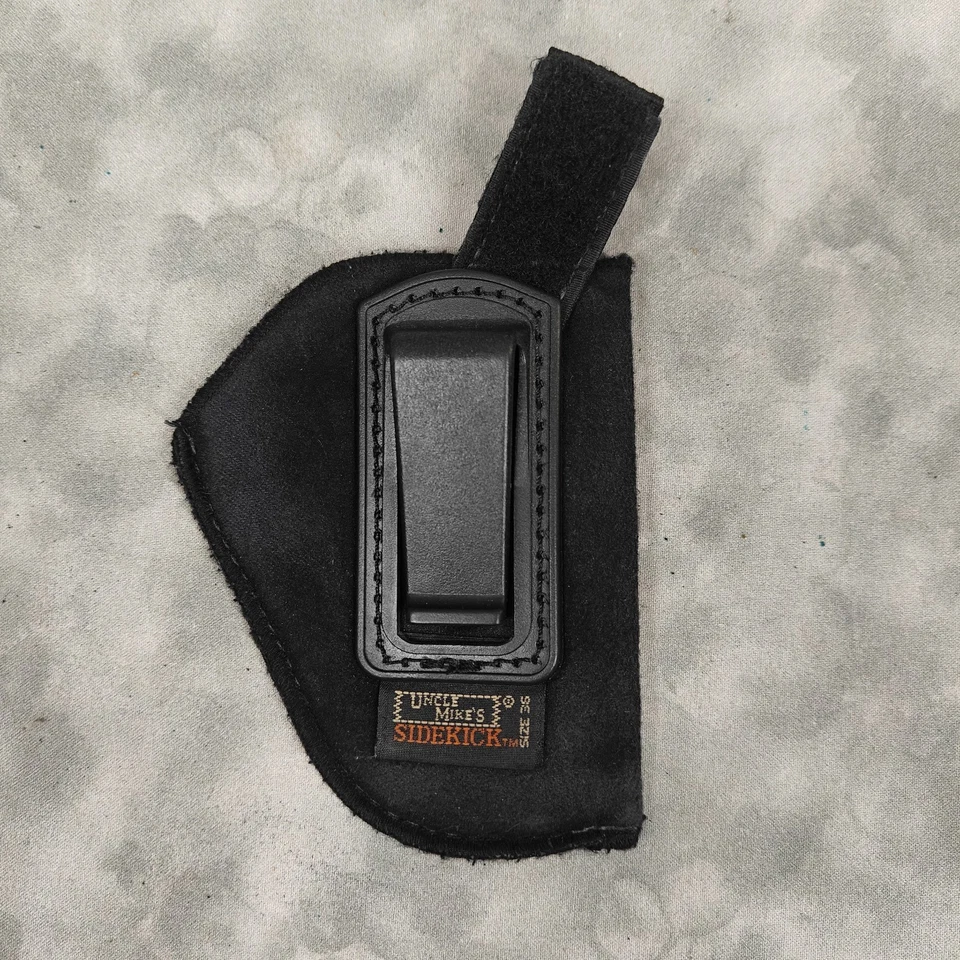 Funda Sidekick Uncle Mike Talla 36 Clip-On Negra IWB Polímero Clip de Cinturón Foto 2 de 4