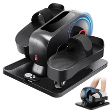 Under Desk Elliptical Machine 2-in-1 Ellipse Leg Exerciser While Sitting w/LCD🔥