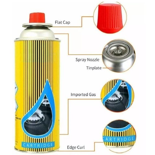 Butane Gas Bottles Canisters for Portable Stoves Cookers Grill Heaters Weed Wand - Picture 5 of 6