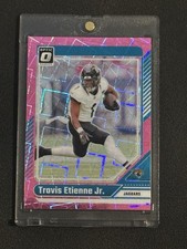 2024 Donruss Optic Travis Etienne Jr. #89 Pink Velocity /80