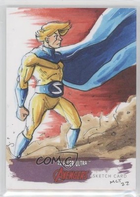 2022 Fleer Ultra Avengers 1/1 Mike Thomas Michael C Thomas #SKT Auto Sketch 0s5i