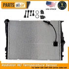 For BMW 128i 328i 328i xDrive 328xi M3 2007-2013 Radiator W/ Temperature Sensor