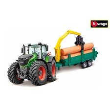 Trattore FAIE Fendt 1050 Vario con rimorchio in legno