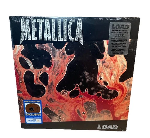 Metallica LOAD 2 LP NEW! POOR TWISTED ORANGE VINYL🚨WALMART EXCLUSIVE🚨SEALED
