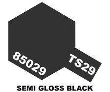Tamiya TS Sprays - TS-29 Semi Gloss Black - 85029