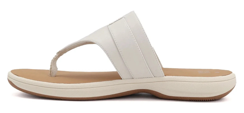 Time and Tru Women's Comfort Flip Flop Sandal (Color WHITE Size 11 NEW - Picture 3 of 19