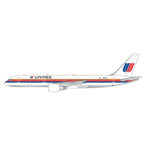 Gjual1983 1/400 757-200 United Airlines Saul Bass Livery N536Ua Daibast Airplane - Picture 1 of 1