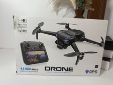 4K GPS Drone with Camera for Adults with 4.5” HD Screen Controller, Brushless