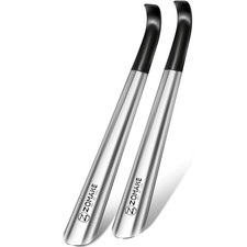 Shoe Horn Long Handle for Seniors Men , Metal Shoehorn 16.5"