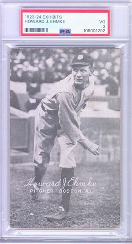 1923-24 Exponate, Howard Ehmke, Boston Red Sox, PSA3, Only 2 Higher