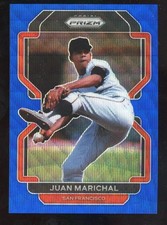 Juan Marichal 2022 Prizm Blue Wave #259 Serial #d 50/60 San Francisco Giants