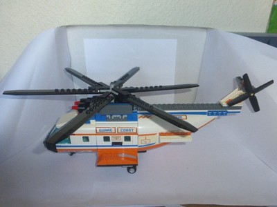 Lego City 7738 Coast Guard Hubschrauber mit 2 Minifiguren - gebraucht