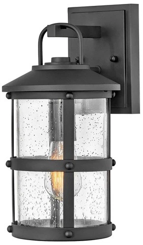 Hinkley Lakehouse 14 1/2" High Black Outdoor Wall Light - Picture 1 of 10