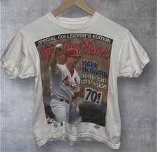 Vintage Kids MLB Baseball St. Louis Cardinals Tee Dated 1998