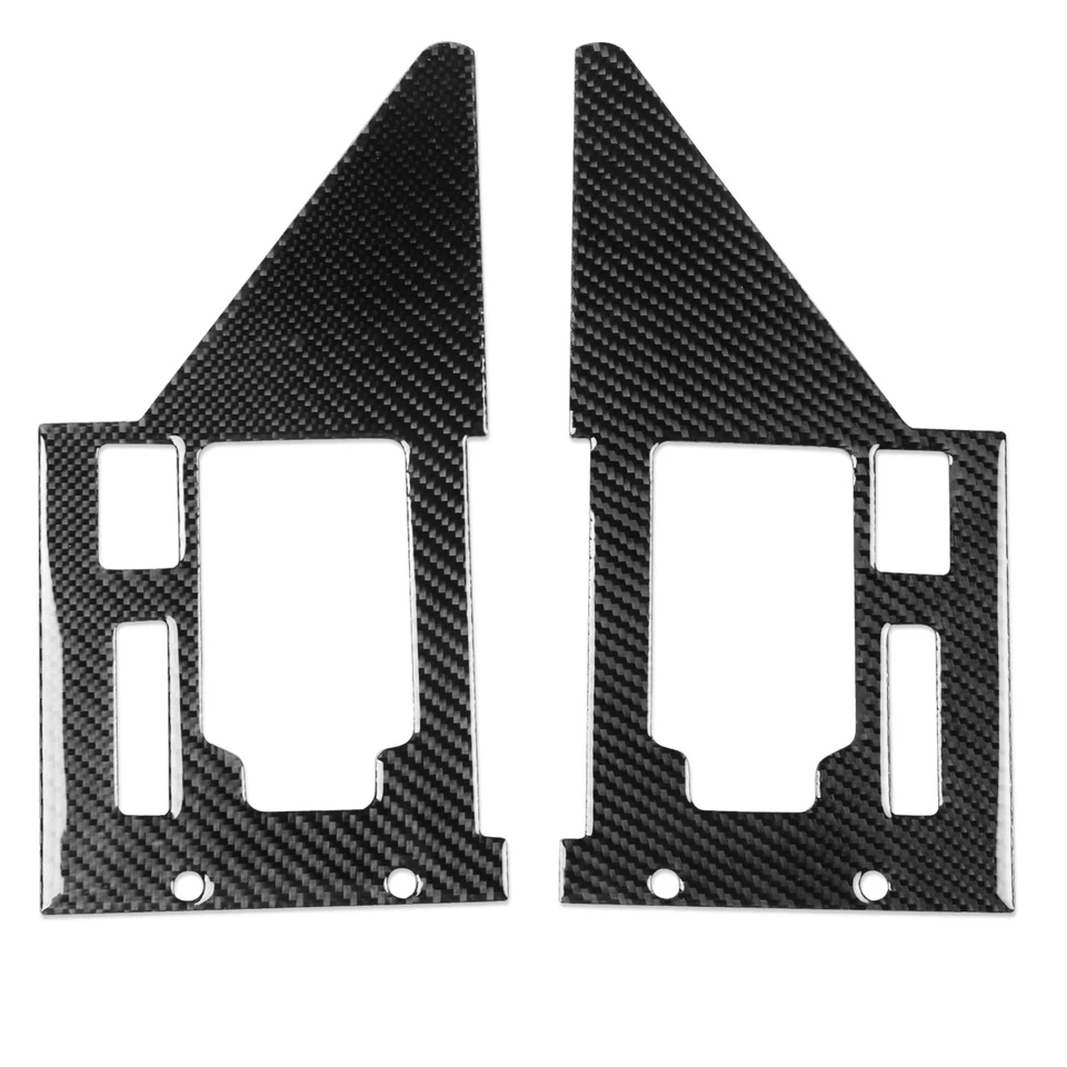 Cubierta de manija de puerta interior de fibra de carbono real para Chevrolet Corvette C4 1983-1989 Foto 2 de 4