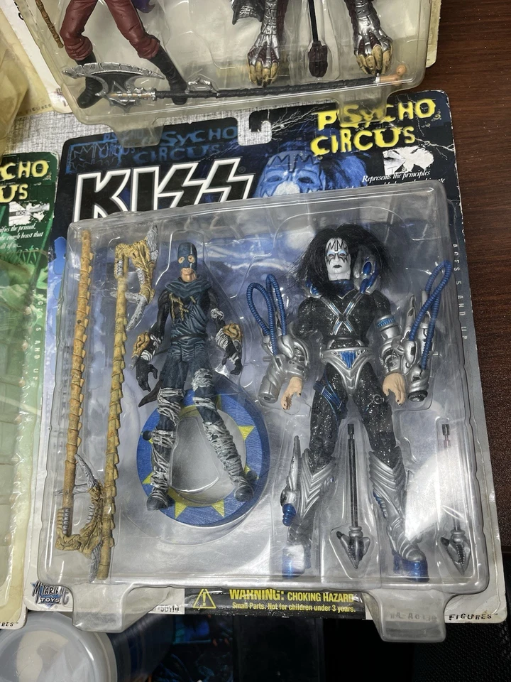 Figuras de acción KISS ALL Psycho Circus McFarlane Toys 1998 nuevas en caja lote de 4 abridores Foto 3 de 4