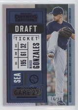 2020 Panini Contenders Draft Ticket Red 14/99 Marco Gonzales #74 07rd