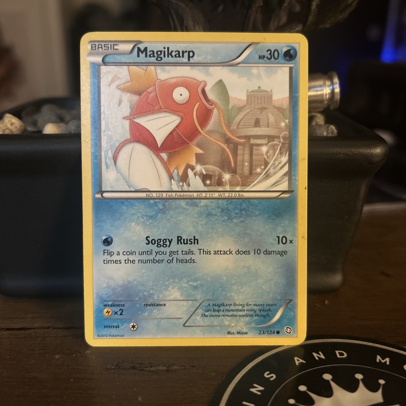 2012 Black & White - Dragons Exalted Magikarp #23 Non Holo Pokemon Card