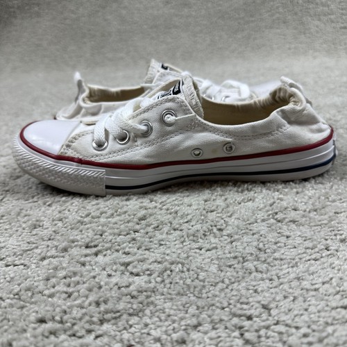 Zapatos Converse Chuck Taylor Shoreline para mujer talla 8,5 blancos sin cordones 537808F - Imagen 10 de 15