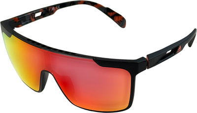 Adidas Sport SP0020 Sunglasses - NWT Matte Black / Multi Mirror - #47429-SUN1