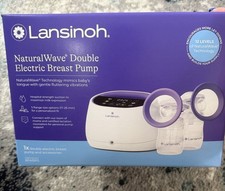 Lansinoh NaturalWave Double Electric Breast Pump Hospital-Grade 12 Levels
