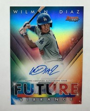 2021 Bowman's Best Wilman Diaz Auto /150  Future Vibrance #BFVA-WD