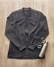 Figs Bellery Black Scrub Jacket Professional  Sleek PO  1589 Sz S