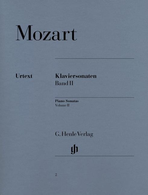 Piano Sonatas Vol. 2 piano Mozart G. Henle Verlag Paperback
