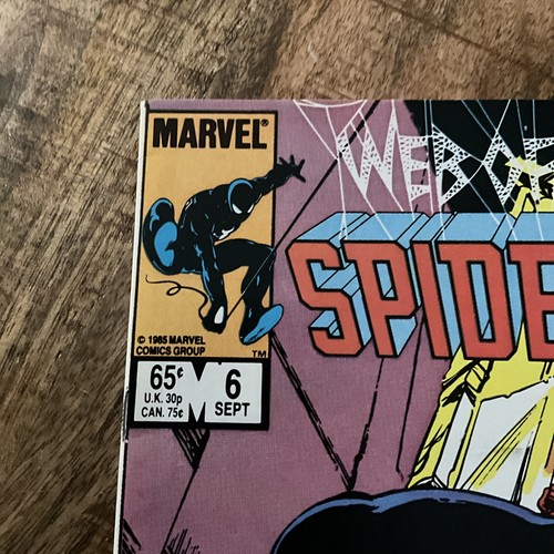 Web of Spider-Man 6 Near Mint NM Marvel 1985 - Picture 5 of 8