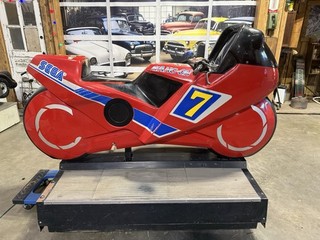 1985 Sega Hang On Motorcycle Arcade Machine Ride On Vintage Super Rare Man Cave