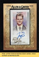 2020 Topps Allen & Ginter's Mini Non-Baseball Joe Burrow #MA-JBU Auto READ 0g4