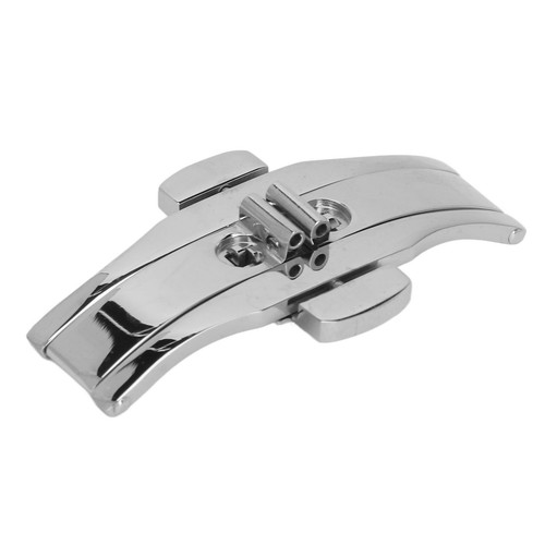 Universal Butterfly Clasp Stainless Steel Delicate Watch Deployment Clasp Re HPT - Picture 24 of 24