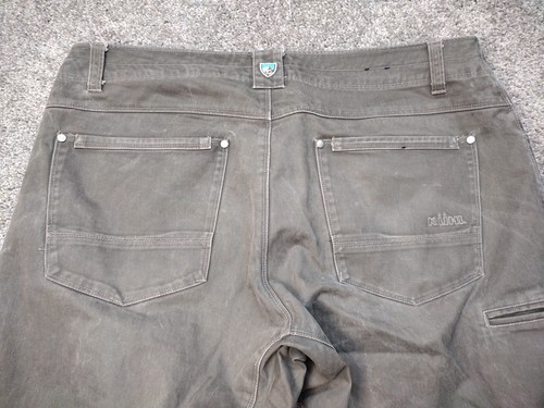 KUHL Rydr Pants Vintage Patina Dye Gray Outdoor Hiking Size 38 X 36 - Picture 12 of 19
