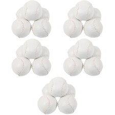 25Pcs Baseball Training Softballs Lightweight Outdoor Practice for Beginners