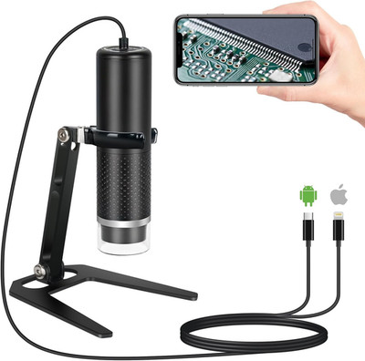 USB Digital Microscope Compatible with Ios and Android Devices (Not for Any PC),