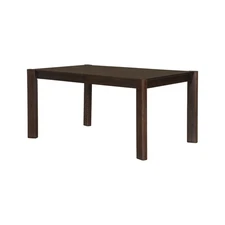 Expandable Farmhouse Modern Solid Wood Dining Table – Space-Saving Design in Wal