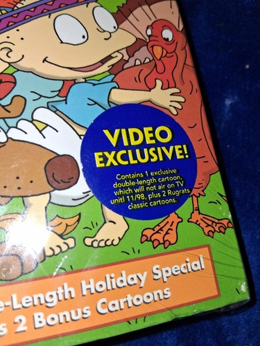Nickelodeon Rugrats - A Rugrats Thanksgiving VHS 1997 Exclusive SEALED NEW - Picture 3 of 5
