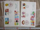 Japan Stamp First Day Cover Greetings Winter 2 Covers Large format 2008