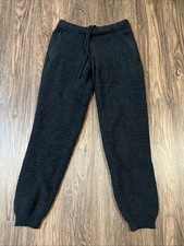 Skims Teddy Cozy Fleece Lounge Jogger Pants Woman  s Color Black Size S/M