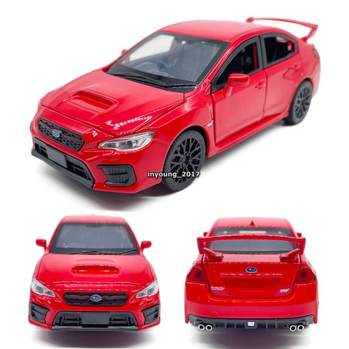 1:30 Subaru WRX STI 2020 Modelo Coche Diecast Coches de Juguete Juguetes para Niños Niños Regalos Rojo - Imagen 11 de 11
