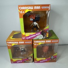 Chainsaw Man Manga ChibiMasters Figure Bandai Premium Gashapon Toys Set Of 3