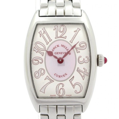 FRANCK MULLER Tonneau Curvex 1752QZ REL 1P MOP 1** Silver Women's Wrist Watch