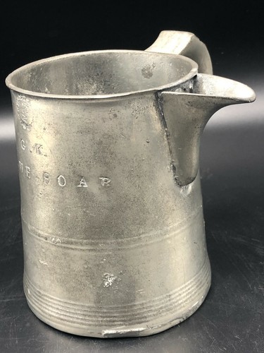 Yates & Birch Pewter Mug with Pour Spout G.K. Blue Boar - Picture 3 of 12