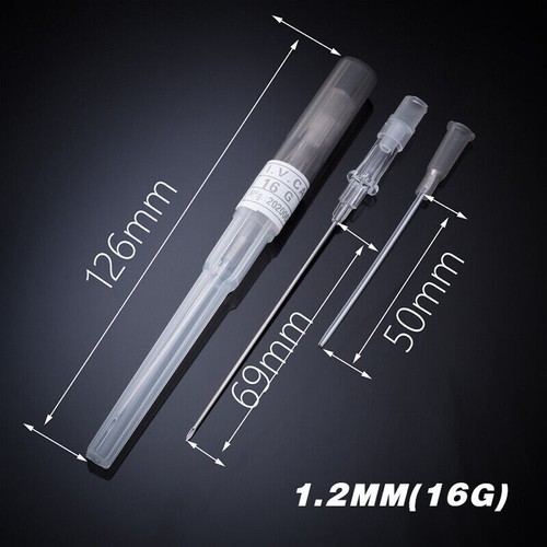 14g - 26g Catheter cannular tube Sterilized Body Piercing Needles 1-20PCS AU NEW - Picture 17 of 24
