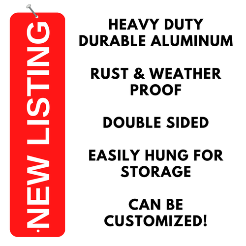 Real Estate Sign Riders 6X24 Weather & Fade Proof Sign Riders Aluminum - Picture 33 of 61
