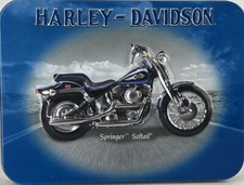 New Harley-Davidson Motorcycle Tin Playing Cards Heritage Springer Softail 2001.