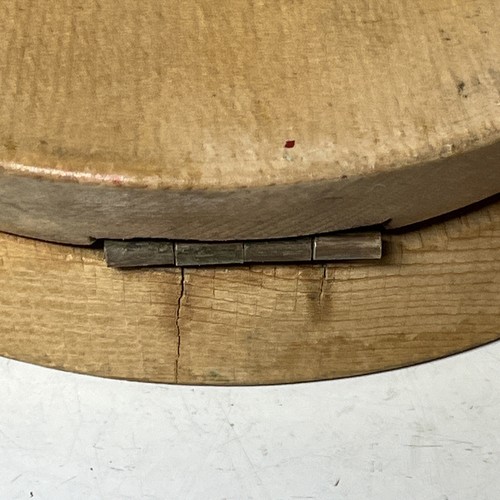 Vintage Fred Roberts Co Wood Hinged Hamburger Press Steer Longhorn And Rooster - Picture 13 of 16