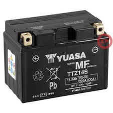 BATTERIA YUASA TTZ14S = YTZ14S 12V 11Ah BMW R 1200 R 2009 2010 2011 2012